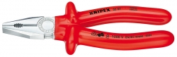 Kombinované kleště chromované VDE izolované 180mm  Knipex 0307180 
