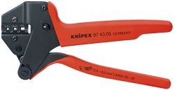 Víceúčelové systémové lisovací kleště pro otevřené konektory    Knipex 974305  