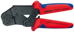 Lisovací kleště na neizolované otevřené konektory   Knipex 975214 