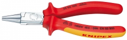 Kleště s kulatými čelistmi chromované VDE,160mm Knipex 2206160 