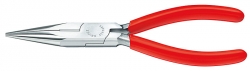 Půlkulaté kleště s břity pro radiotechniku chromované 160mm Knipex 2503160 