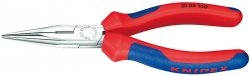 Půlkulaté kleště s břity pro radiotechniku chromované 160mm Knipex 2505160 