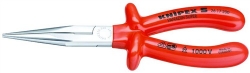 Půlkulaté kleště s břity chromované VDE izolované ,200mm Knipex 2617200 