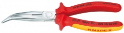 Půlkulaté kleště s břity chromované zahnuté 40° VDE,200mm Knipex 2626200 