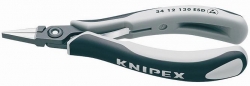Přesné přidržovací kleště pro elektroniku ESD ploché čelisti ,130mm Knipex 3412130ESD 