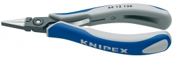 Přesné přidržovací kleště pro elektroniku ploché čelisti ,130mm Knipex 3412130 