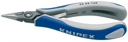 Přesné přidržovací kleště pro elektroniku půlkulaté čelisti ,130mm Knipex 3422130 