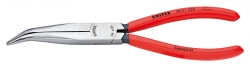 Kleště pro mechaniky půlkulaté zahnuté 40° chromované, 200mm  Knipex 3825200 