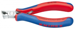 Štípací kleště s šikmými břity pro elektoniku s pružinou 120mm Knipex 6212120 