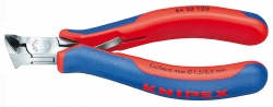 Čelní štípací kleště pro elektroniku šikmý břit 15°, 120mm Knipex 6432120 