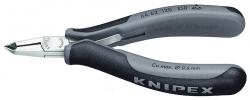 Čelní štípací kleště pro elektroniku ESD šikmý břit 65°, 120mm Knipex 6462120ESD 
