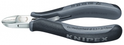 Boční štípací kleště pro elektroniku ESD bez fazety 115mm  Knipex 7722115ESD 