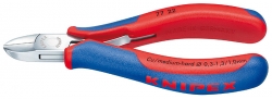 Boční štípací kleště pro elektroniku bez fazety 130mm  Knipex 7722130 