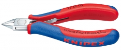 Boční štípací kleště pro elektroniku špičaté ploché čelisti 115mm  Knipex 7752115 