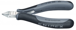 Boční štípací kleště pro elektroniku ESD špičaté mini čelisti 115mm  Knipex 7772115ESD 