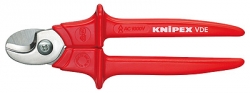 Kabelové nůžky na kabely do 16mm VDE izolované   Knipex 9506230 