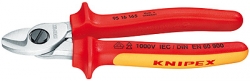 Kabelové nůžky na kabely do 15mm VDE   Knipex 9516165 