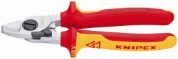Kabelové nůžky na kabely do 15mm s pružinou VDE  Knipex 9526165 