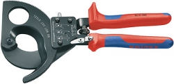 Kleště na kabely do 52mm jednoruční rohatkové    Knipex 9531280 
