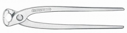 Armovací kleště na rabicové pletivo niklované 220mm   Knipex 9904220 