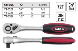 Gola ráčna Yato rovná s páčkou 3/8"  YT0323 