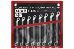 Klíče očkové sada  8 kusů 6-22mm CrV Yato YT0396 