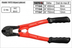 Kleště  YATO štípací pákové 24" (600mm)  YT1846 