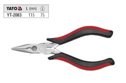 Kleště  YATO půlkulaté přímé 115mm pro jemnou mechaniku YT2083 