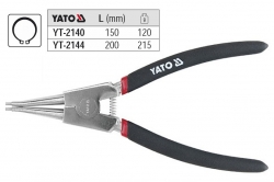 Kleště  YATO na pojistné kroužky délka 150mm vnější rovné  YT2140 