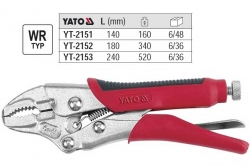 Kleště YATO samosvorné typ WR délka 140mm  YT2151 