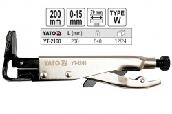 Kleště YATO samosvorné typ W délka 200mm  YT2160 