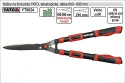 Nůžky na živé ploty YATO 690-890mm teleskopické  YT8824 