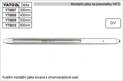 Montážní páka YATO délka 400mm 