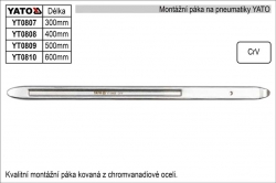 Montážní páka YATO délka 600mm 