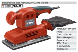 Bruska vibrační Extol Premium, 280W, rozměr 115x230mm 