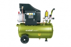 Kompresor Extol Craft s nádrží 24L 8bar 208L/min s olejovým mazáním 