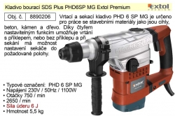Kladivo bourací SDS Plus PHD6SP MG Extol Premium 