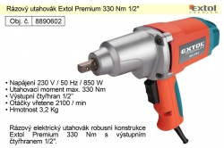 Rázový utahovák Extol Premium 330 Nm 1/2" 