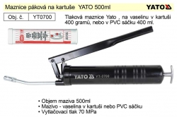 Maznice páková na kartuše 500ml YATO YT0700 