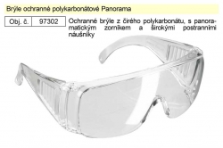 Brýle ochranné polykarbonátové Panorama 