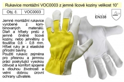 Pracovní rukavice kombinované montážní VOC0003 vel. 10" 
