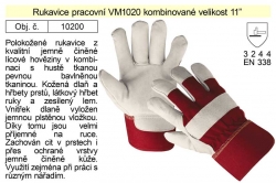 Pracovní rukavice kombinované VM 1020 vel. 11" 