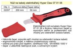 Nůž na kabely elektrikářský VDE Hyper Claw 07 01 08 