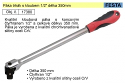 Páka trhák s kloubem 1/2" délka 350mm FESTA 