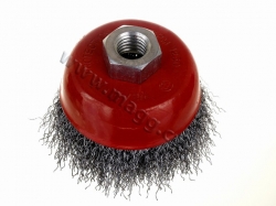 Kartáč hrnkový 100, vlnitý drát S 0,30, závit M14x2 