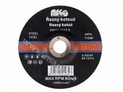 Řezné kot. na kov 115x1,0x22,2mm 