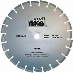 Diam.kot.segm. MAGG Profi 300x3,2/10x25,4 mm na asfalt 