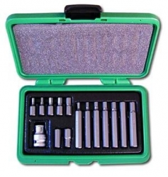 HONITON - sada klíčů IMBUS 1/2“ - 15 dílů  