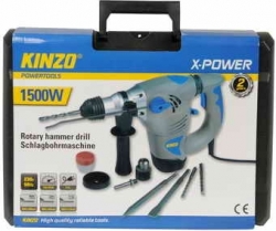 KINZO - příklepové vrtací kladivo 1500W  X-POWER 