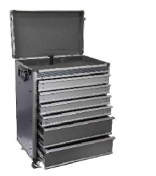 Kufr 496x315x667 mm pojízdný, AL design 